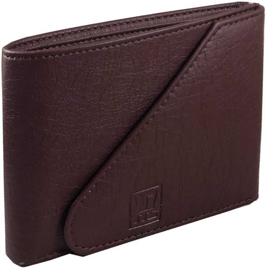 Boys Brown Artificial Leather Wallet  (3 Card Slot